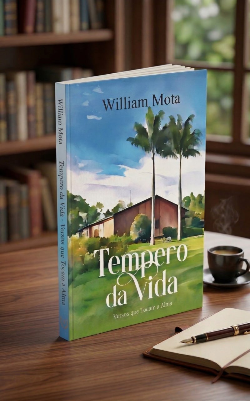 Tempero da Vida — Versos que Tocam a Alma, livro de William Mota
